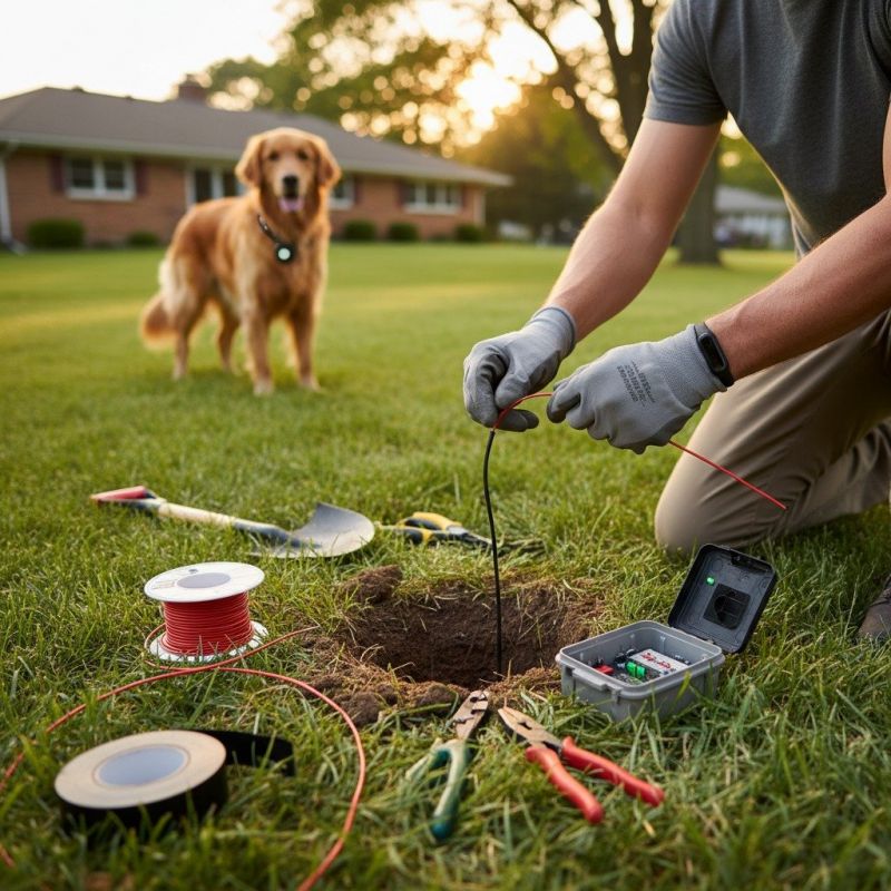 Electric Dog Fence Installation